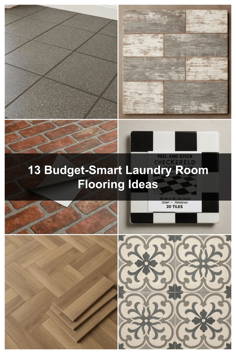 Cover image for 13 Budget-Smart Laundry Room Flooring Ideas for Every Space