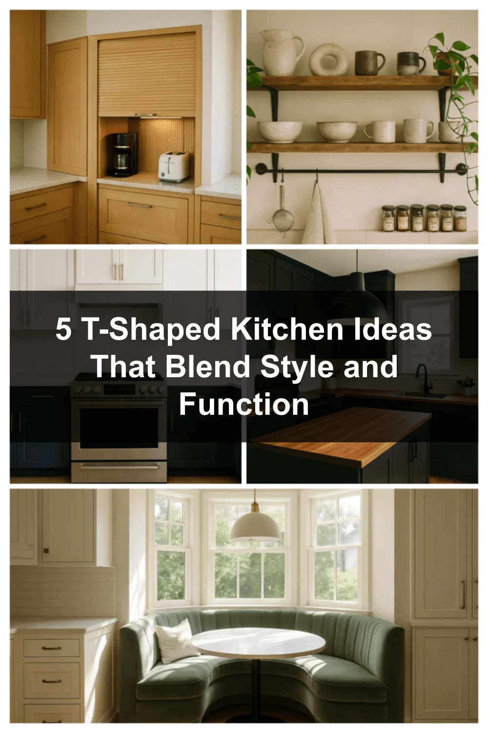 Cover image for 5 T-Shaped Kitchen Ideas That Blend Style and Function