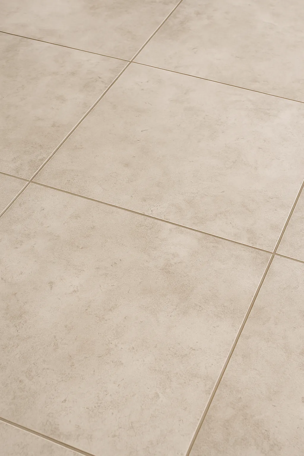limestone-look waterproof floor tile installation