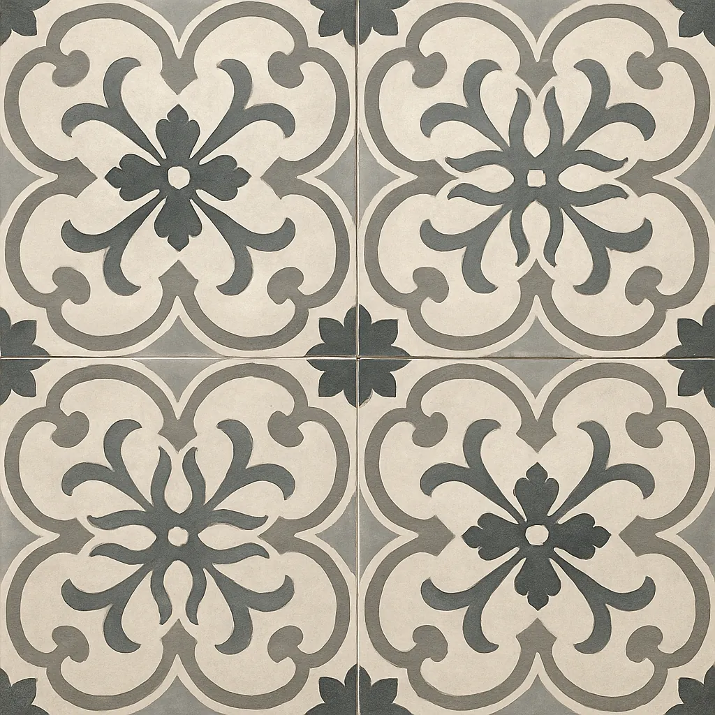 Peel and Stick Vinyl Floor Tiles displayed in a decorated room